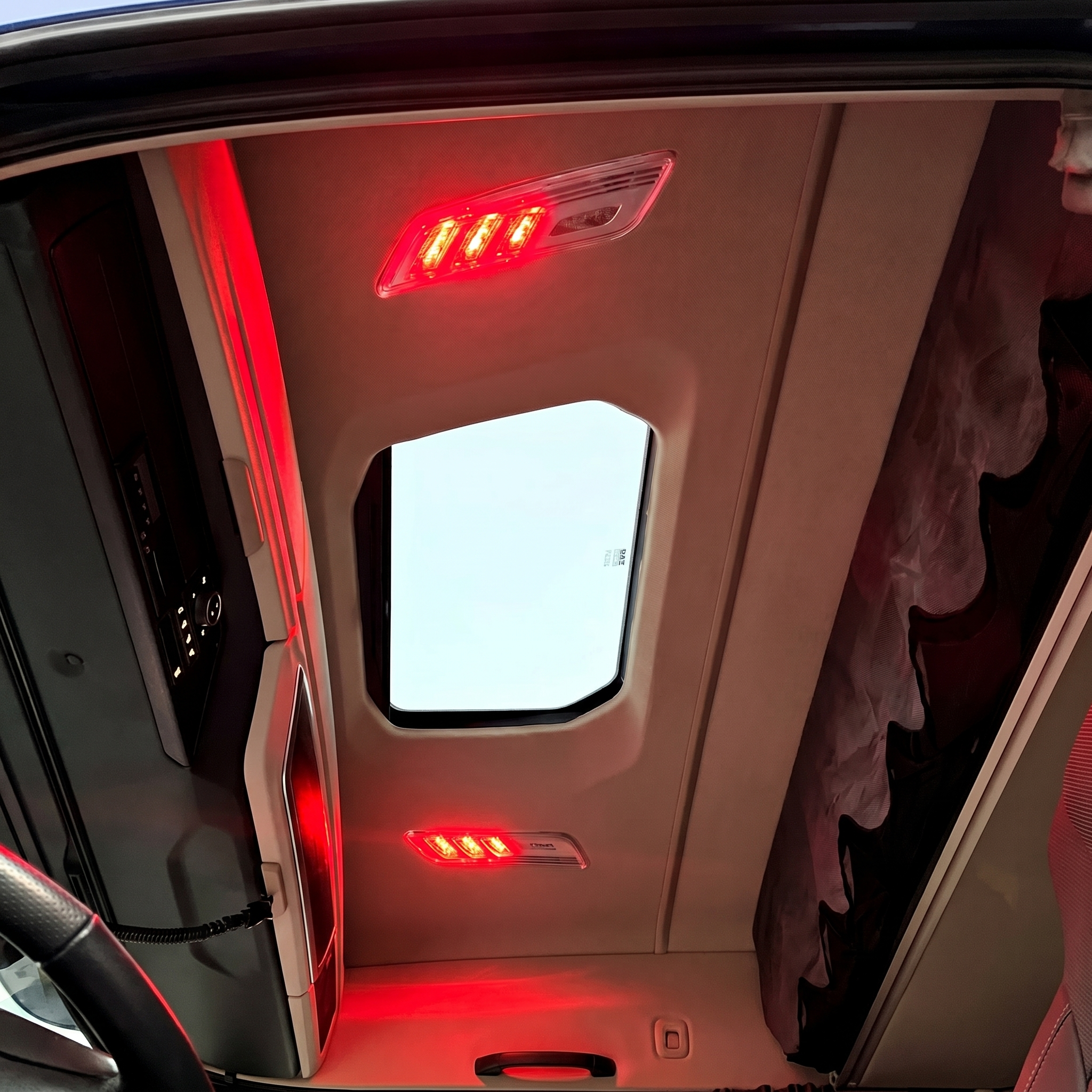 DAF XG Interior LED Lights Red Colour (2021+)