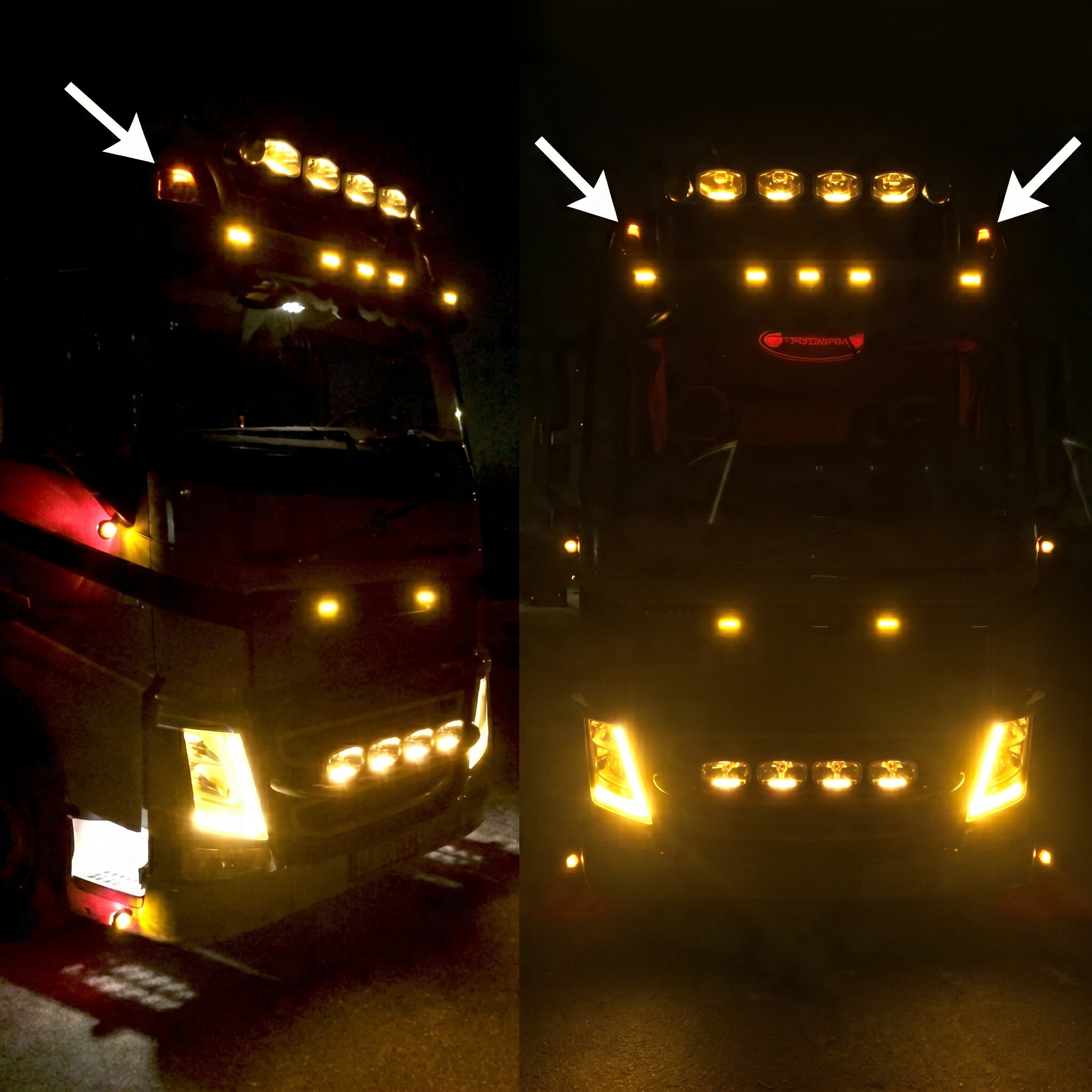Volvo FH4/5 top Lamp (Amber) (2012+)