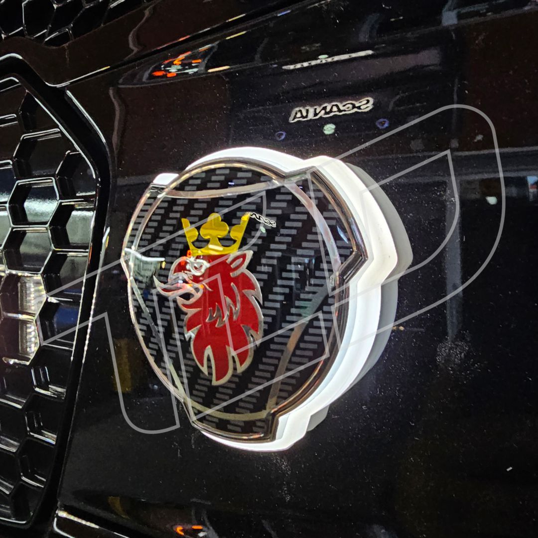 Illuminated Grill Emblem – Frosted LED Base