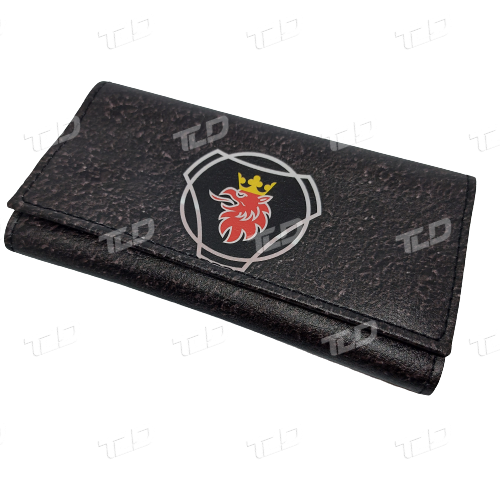 Scania Leather Tobacco Case - TruckLedDesign