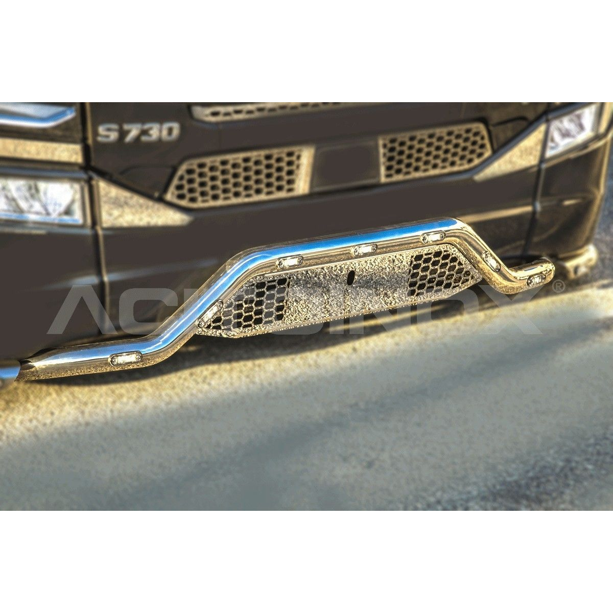 Stainless Steel Bumper Bar | Next-Gen Scania | Medium bumper