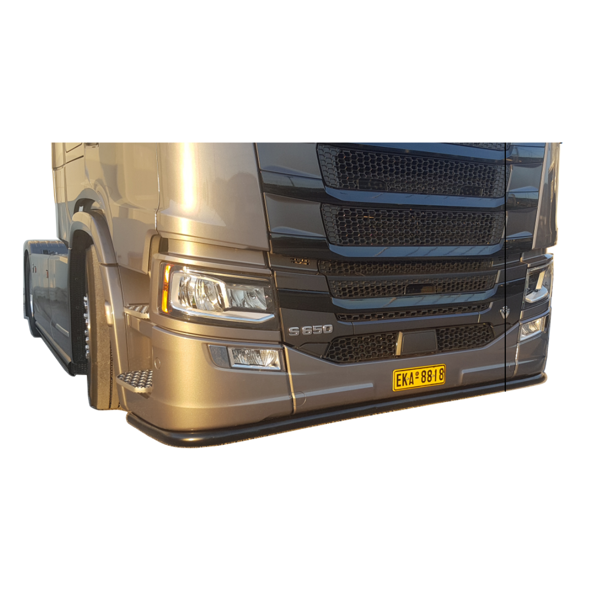 Stainless Steel Straight Bumper Bar | Next-Gen Scania