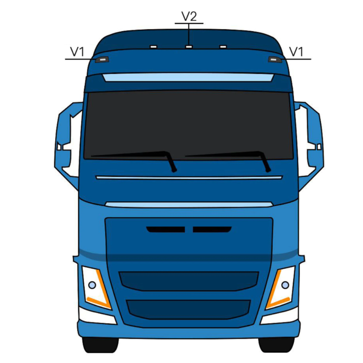 Volvo FH V1 position light (Dual Color) 2012+