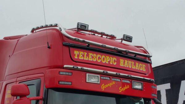 Scania-R Topline visor bar