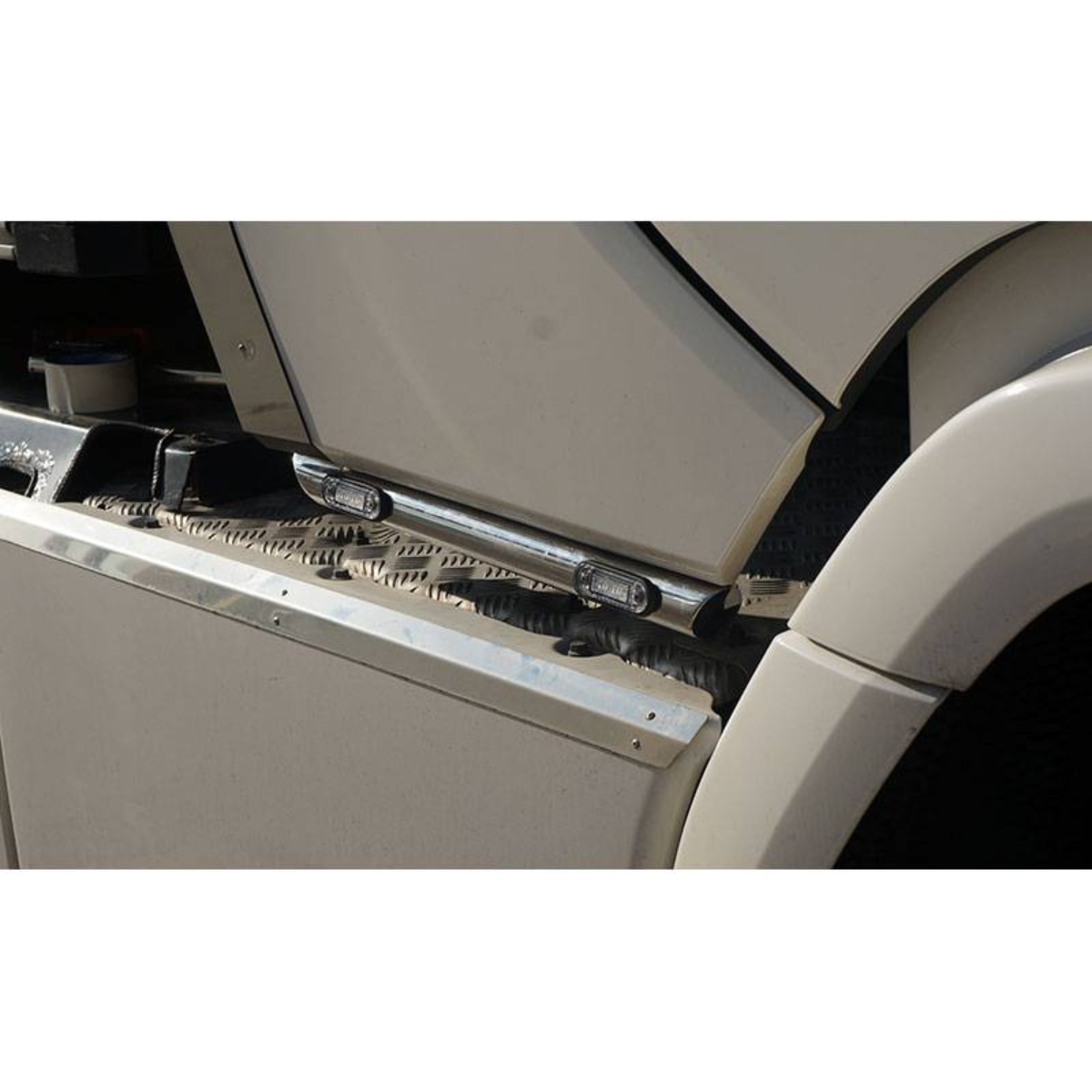 Stainless Steel Fender Extension UnderBars (Set) | Scania Next-Gen