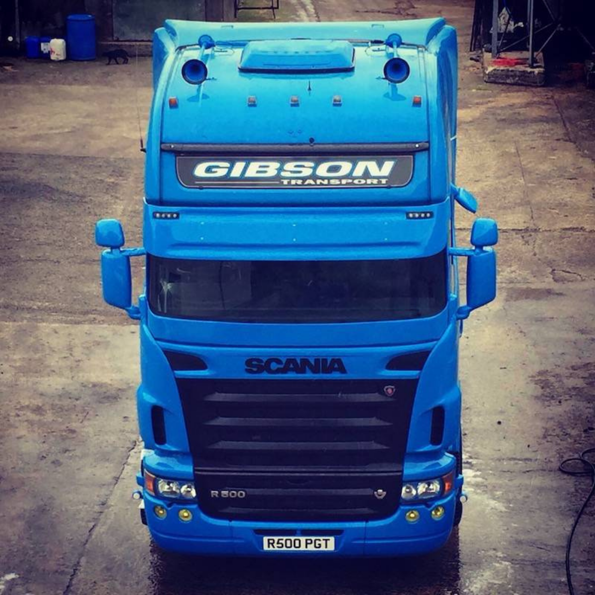 Scania R1/R2/R3 Sunvisor (Old School Look)