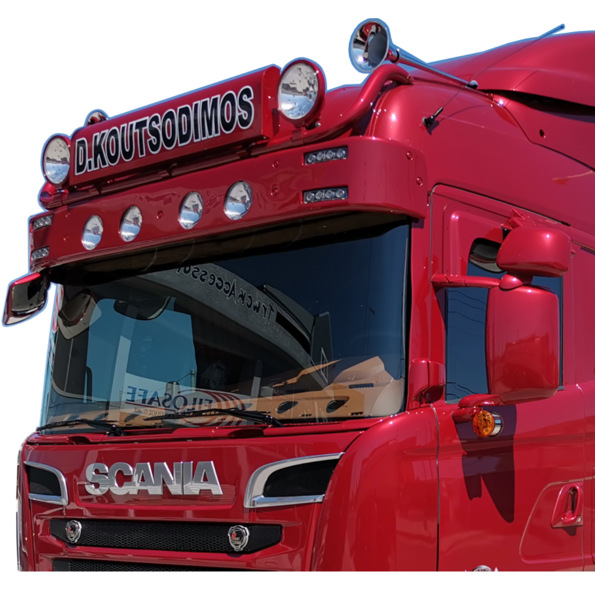 Scania (144/164/R1/R2) roof light bar (High Line) (Type Trux)