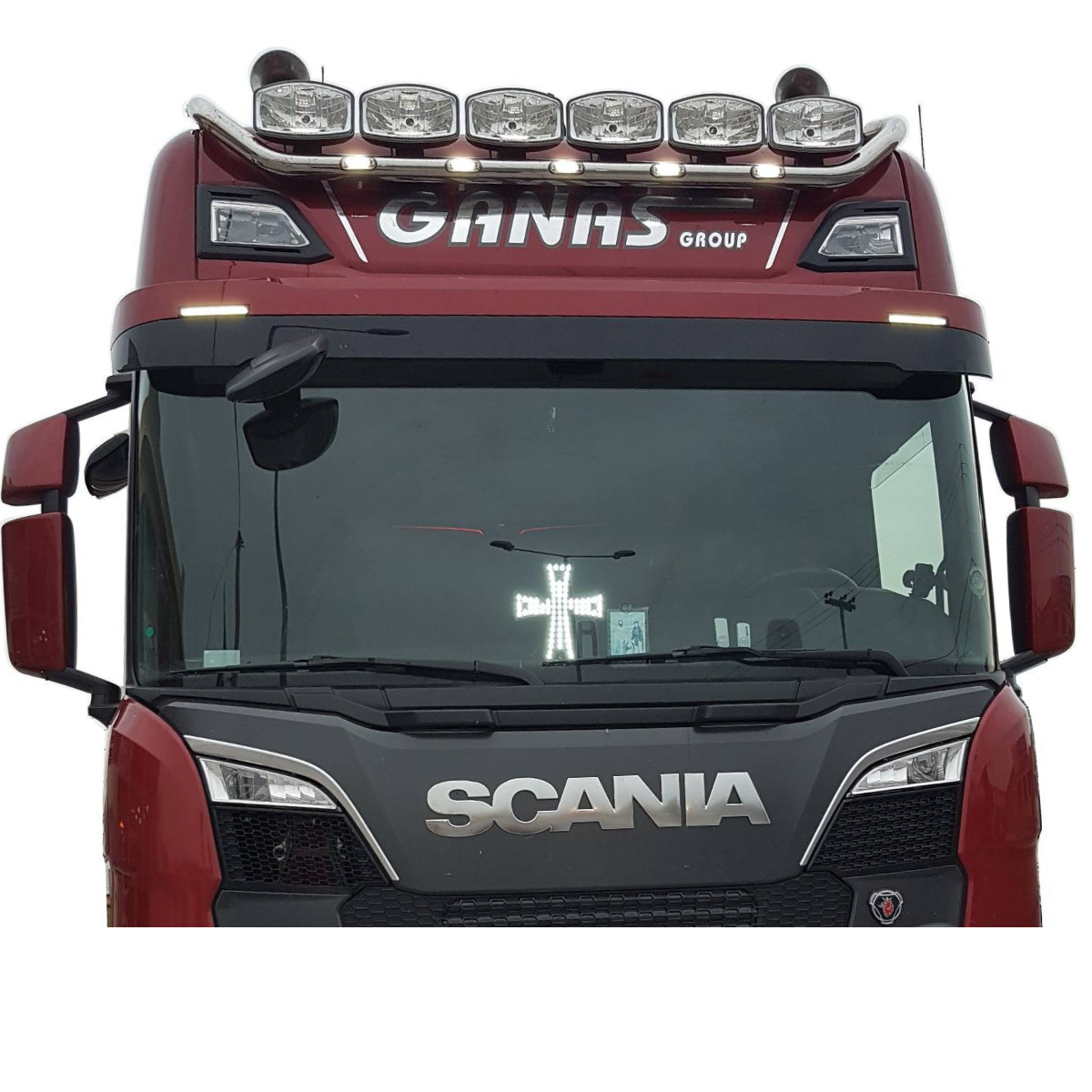Scania Next-Gen top bar (6 brackets)