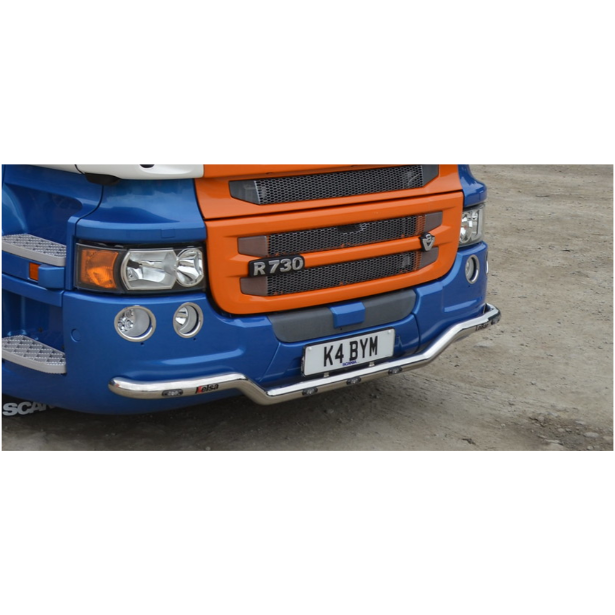 Stainless Steel Bumper light Bar | Scania R2-Series