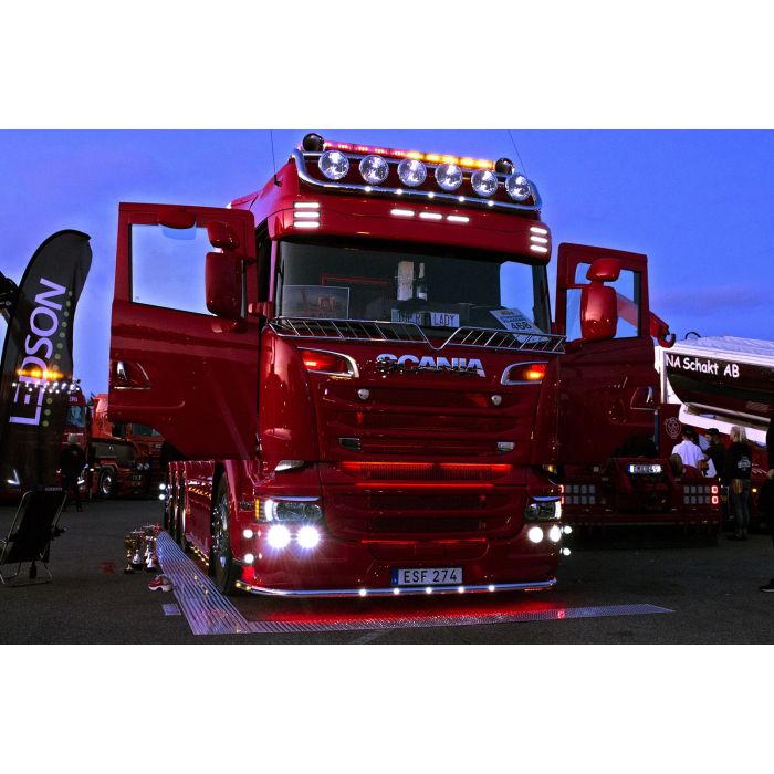 [LEDSON] OptoLine S - Fiber Optic Position Light for Scania Sun Visor