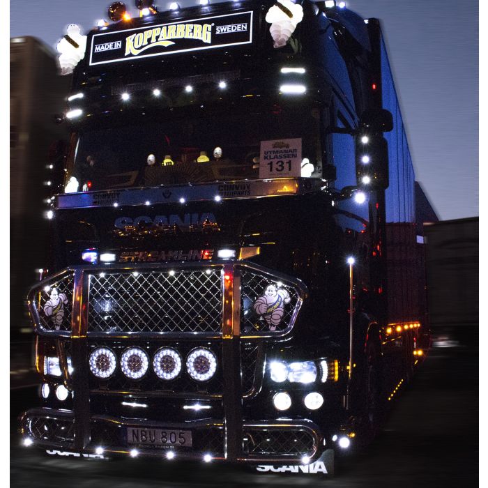 [LEDSON] OptoLine S - Fiber Optic Position Light for Scania Sun Visor
