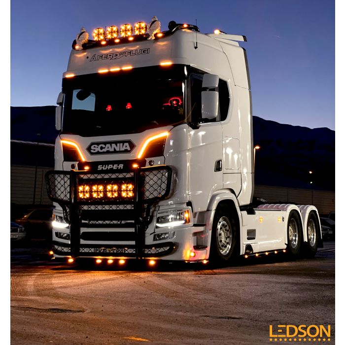 [LEDSON] OptoLine S - Fiber Optic Position Light for Scania Sun Visor