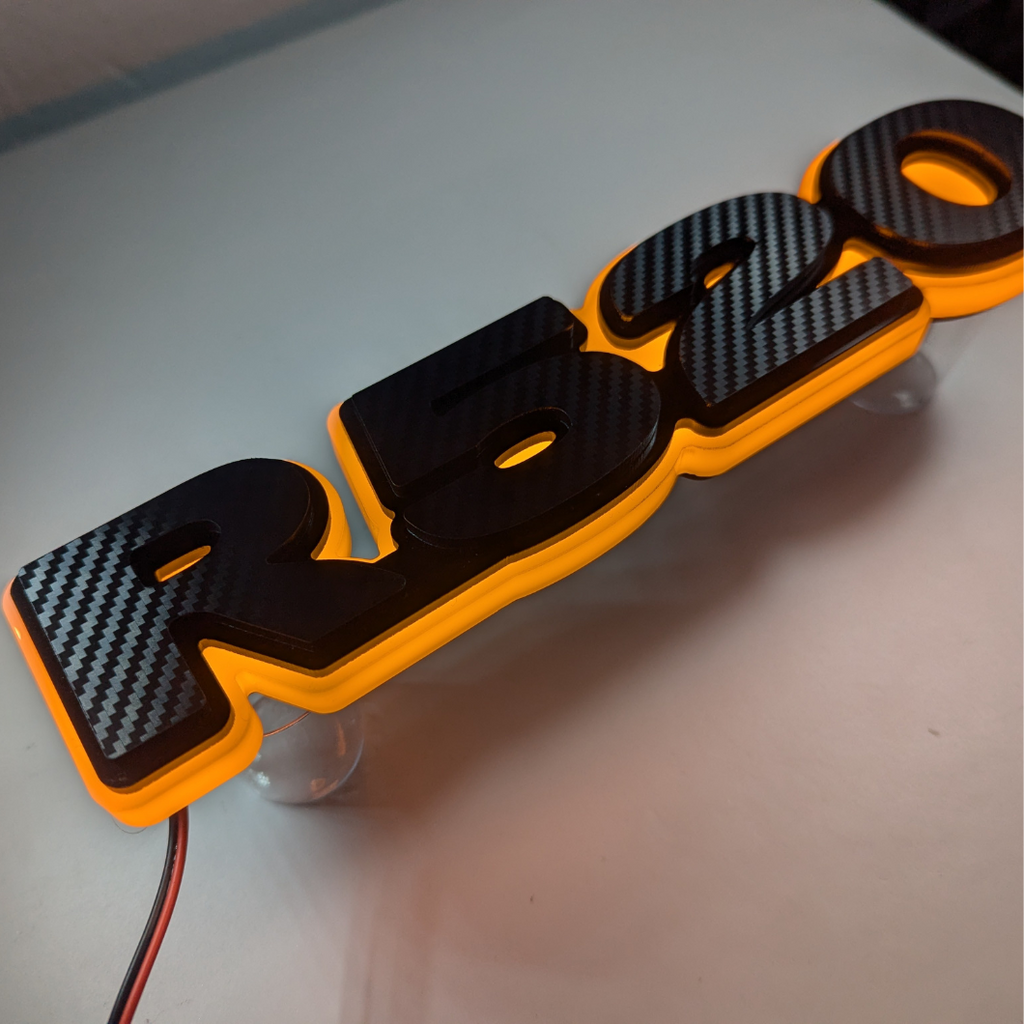 Scania R-Series Illuminated Engine Letters (25 cm) – Older Cabin (2004