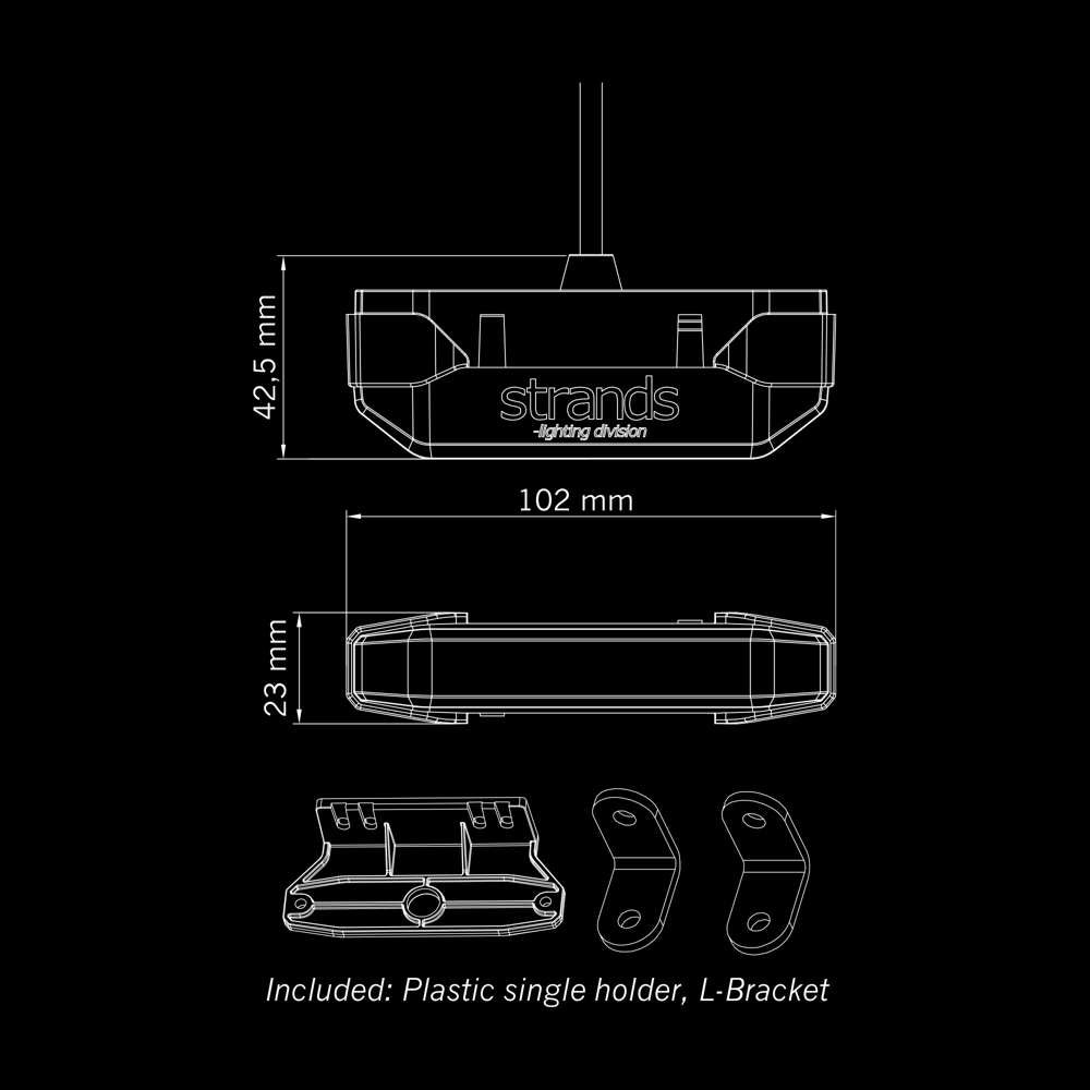 [STRADS] FIREFLY SEE ME DOUBLE BURNER POSITION LIGHT