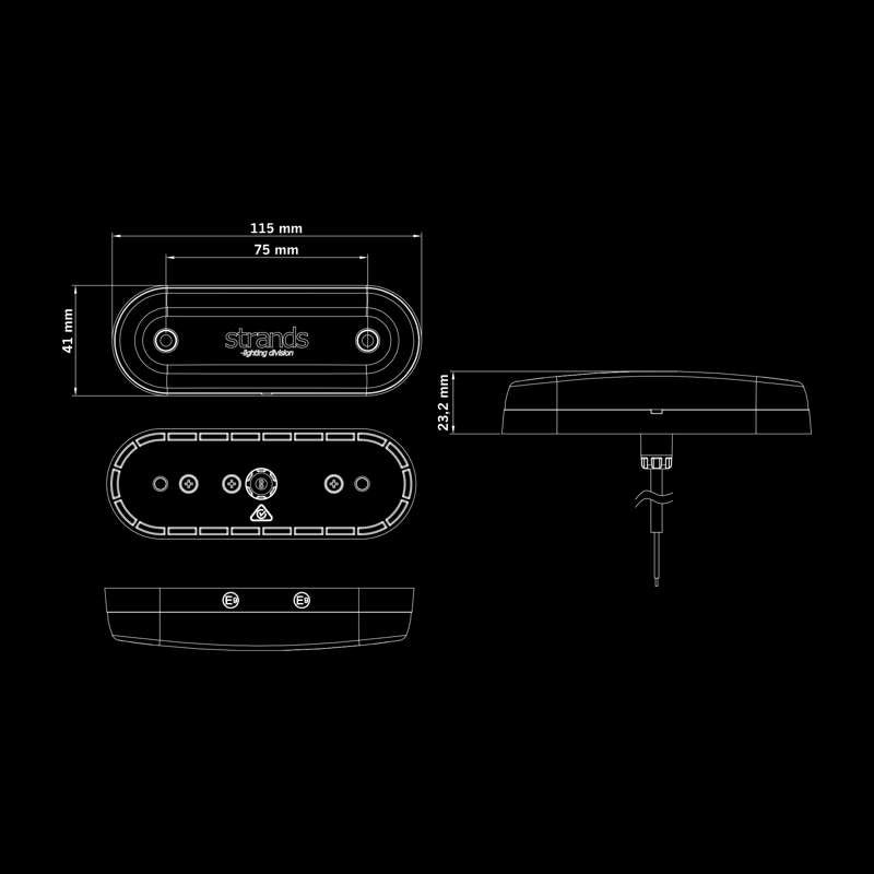 [STRANDS] FOR9T GRAVITY RED POSITION LIGHT