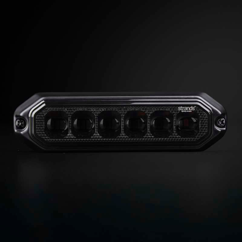 [STRANDS] DARK KNIGHT DUO DIRECTIONAL WARNING LIGHT 6 LED