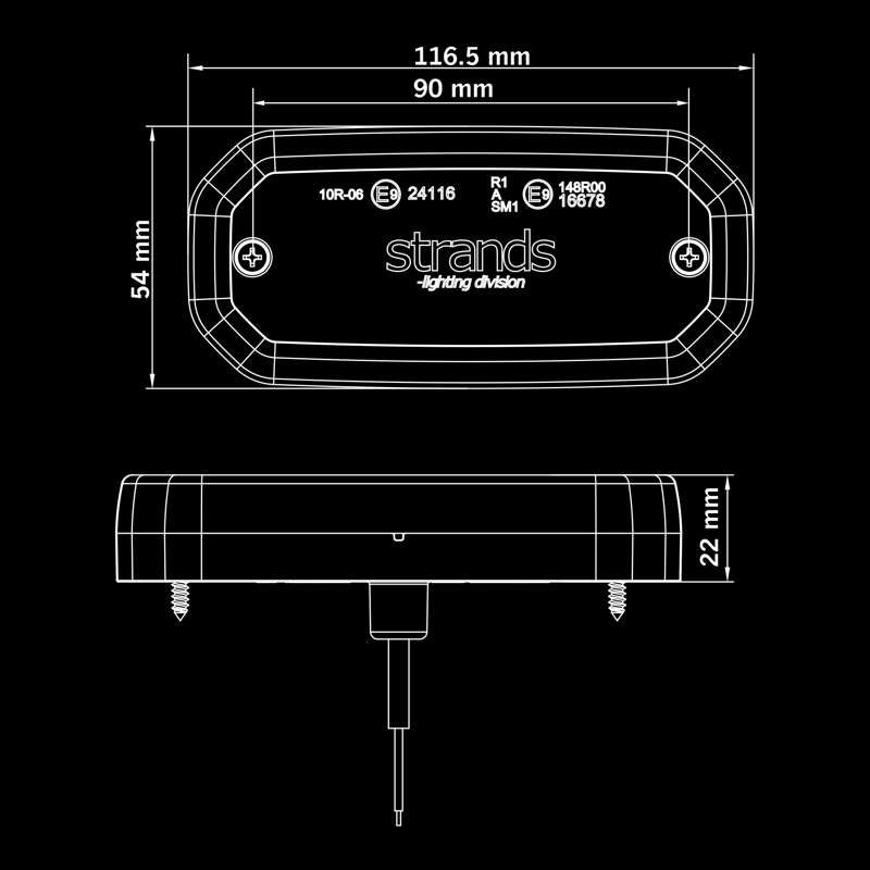 [STRANDS] FOR9T SCALE FRONT POSITION LIGHT