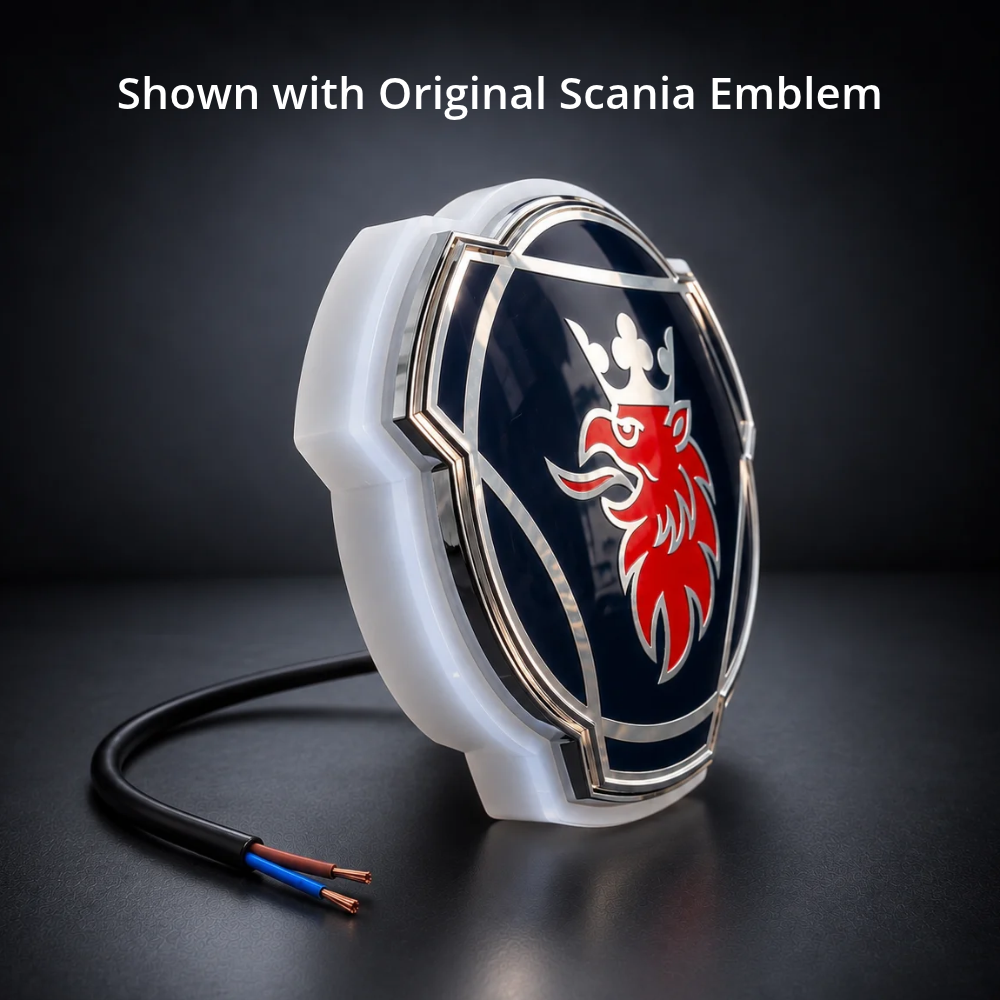 Frosted Lightbase for Original Scania Emblem (8cm)
