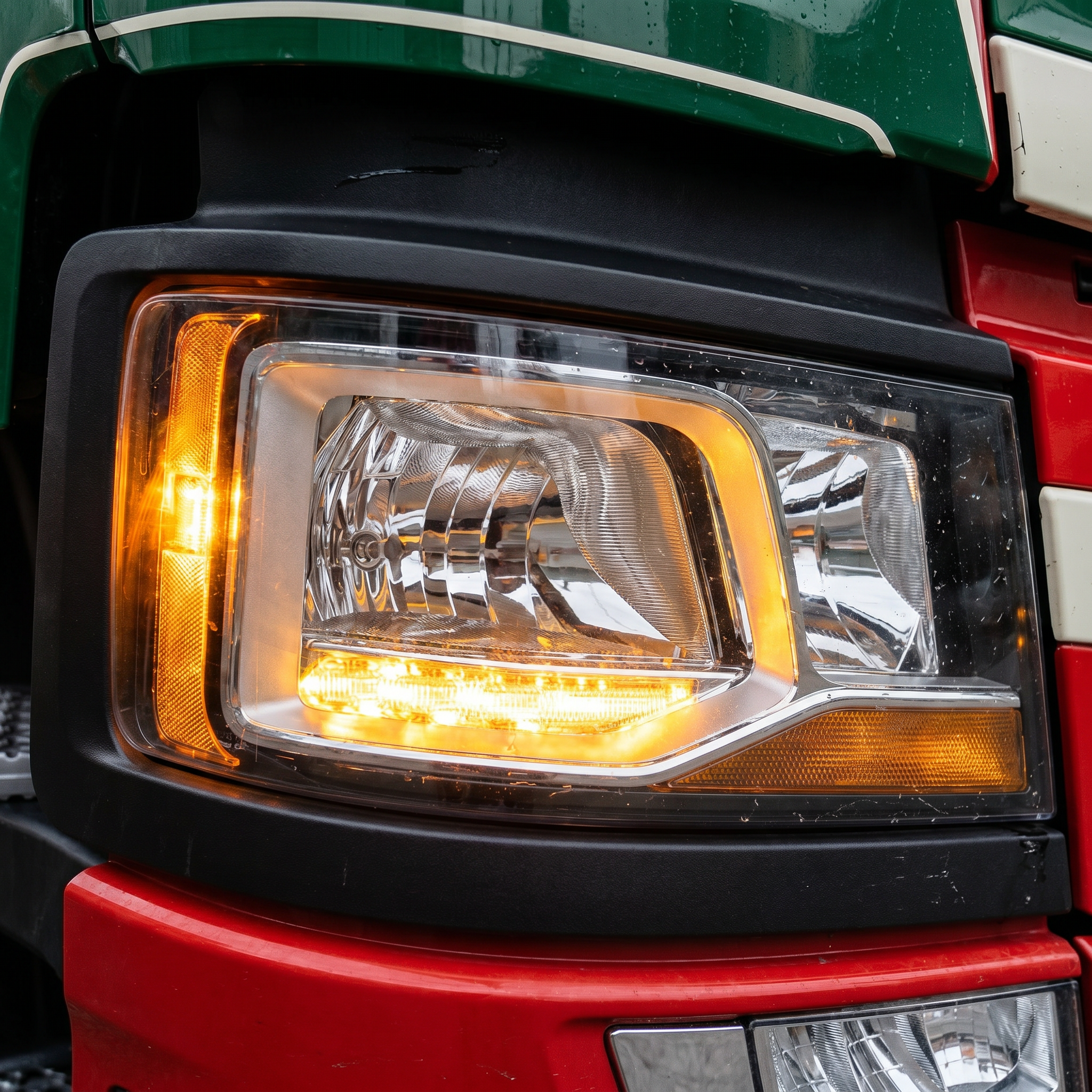 Scania L,P,G,R,S-Series DRL Conversion Kit (Amber) (2016+ Halogen)