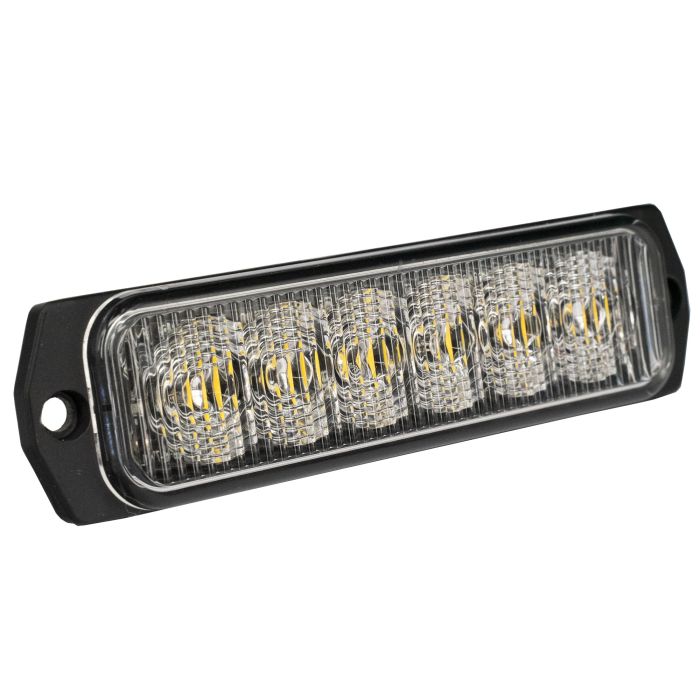 [LEDON] Blixtljus 6 LED Orange R65