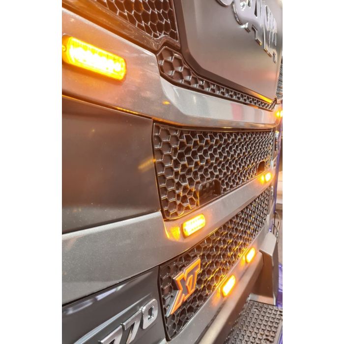 [LEDON] Blixtljus 6 LED Orange R65