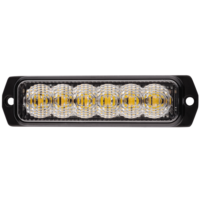 [LEDON] Blixtljus 6 LED Orange R65