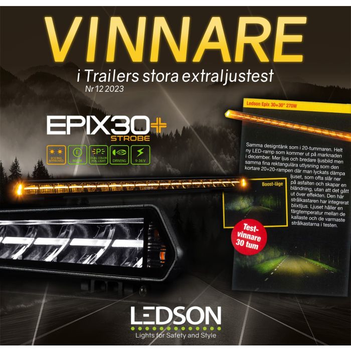 [LEDSON] Epix30+ Prime Strobe LED bar 30" 270W Powerboost