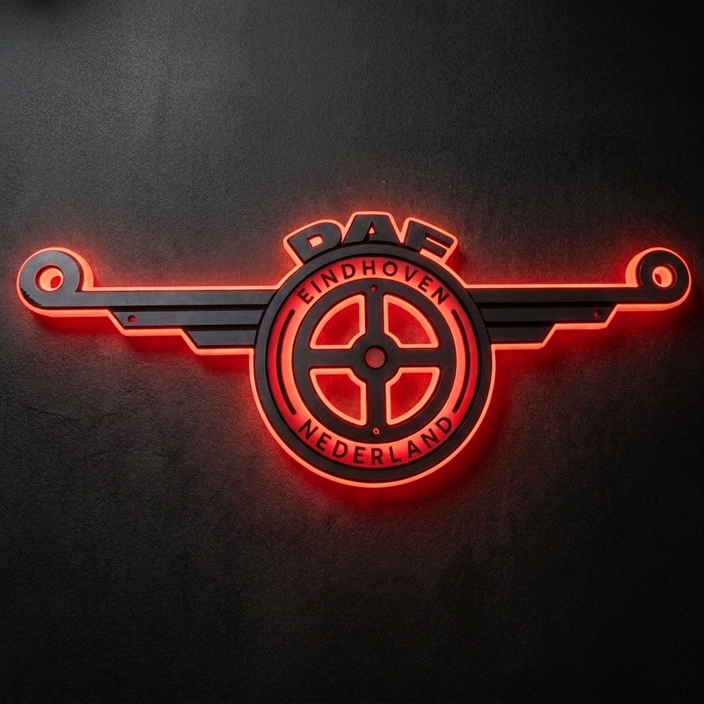 DAF XF Light Board – Eindhoven LED Cabin Sign (65 × 26 cm)