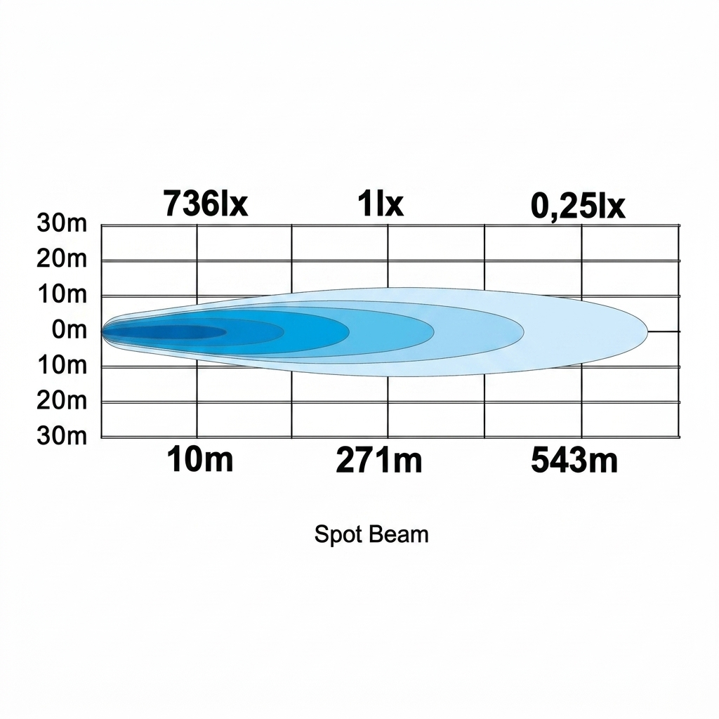 [LEDSON] Vega S LED Auxiliary Light 40W (Spot)