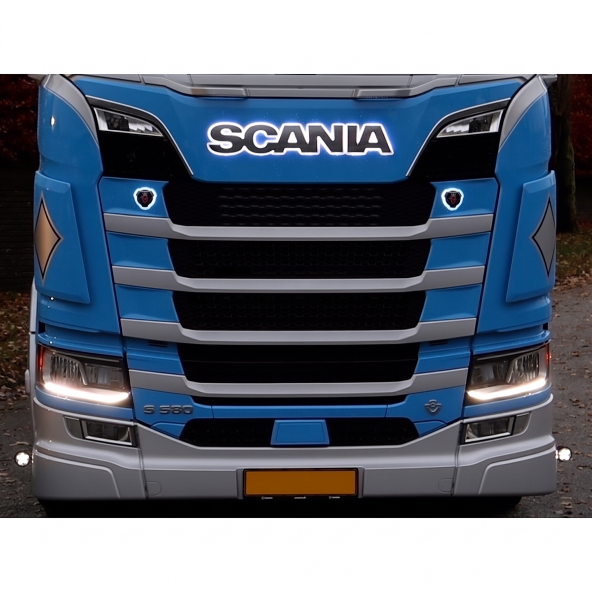 Lightbase for Original Scania Grill Letters (83x13cm) 2009-2026