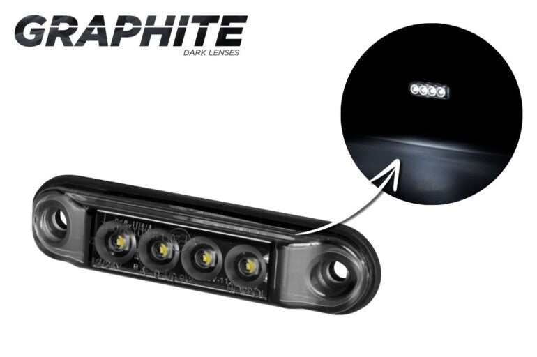 [HORPOL] SLIM Marker lights (GRAPHITE)(Front/Side/Rear)