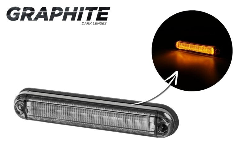 [HORPOL] SLIM Marker lights (GRAPHITE)(Front/Side/Rear)