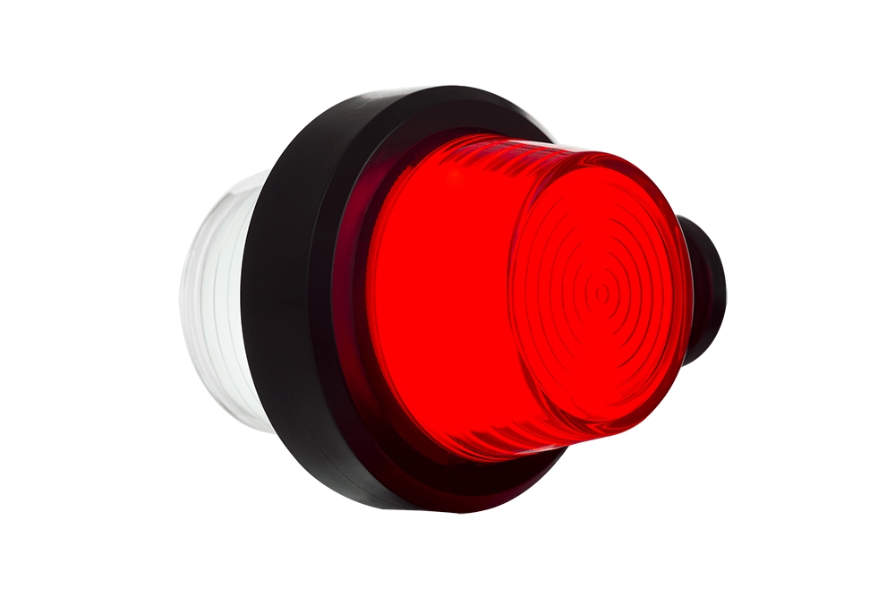 [HORPOL] Ultra Neon Marker Lamp with Detachable Base (White/Red)(Short)