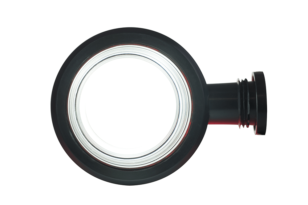 [HORPOL] Ultra Neon Marker Lamp with Detachable Base (White/Red)(Short)