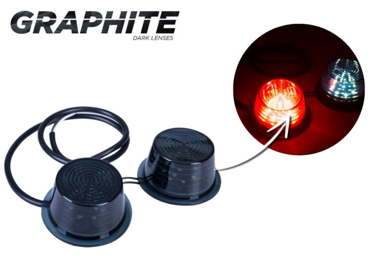 [HORPOL] White and Red Module for Stalk Marker Light (GRAPHITE)