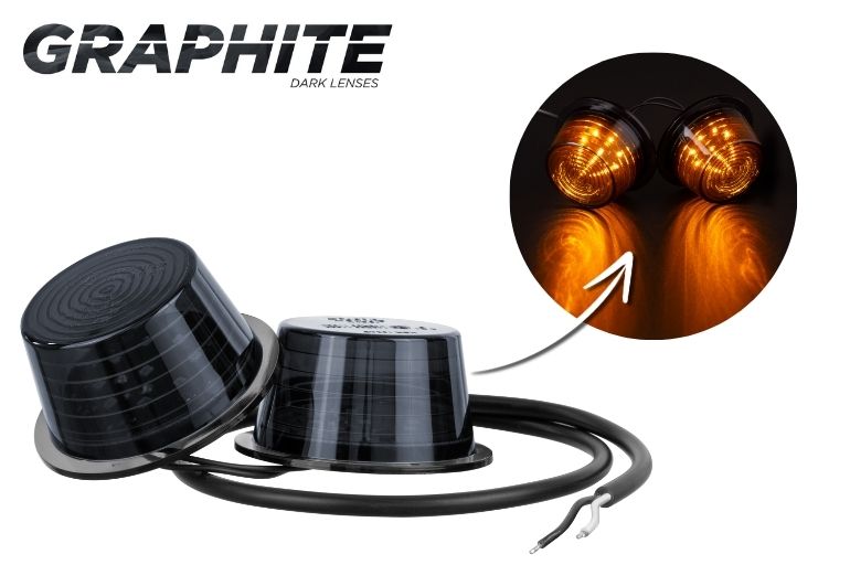 [HORPOL] Orange Double Module for Stalk Marker Light (GRAPHITE)