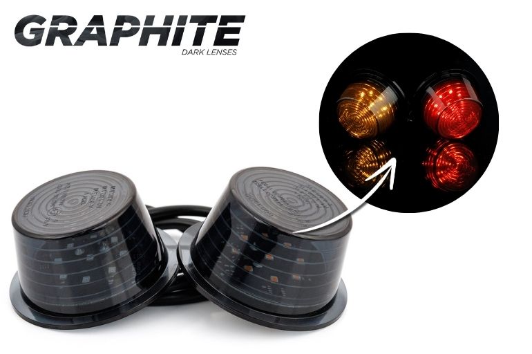 [HORPOL] Orange and Red Module for Stalk Marker Light (GRAPHITE)
