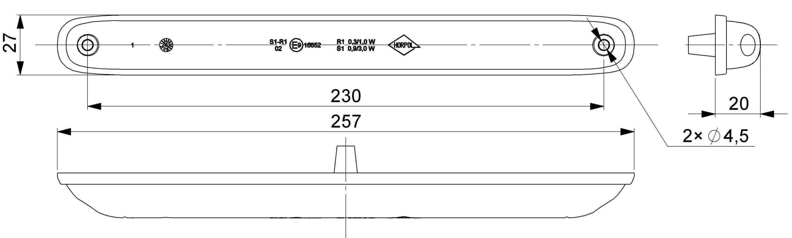 [HORPOL] Multifunction Rear Lamp