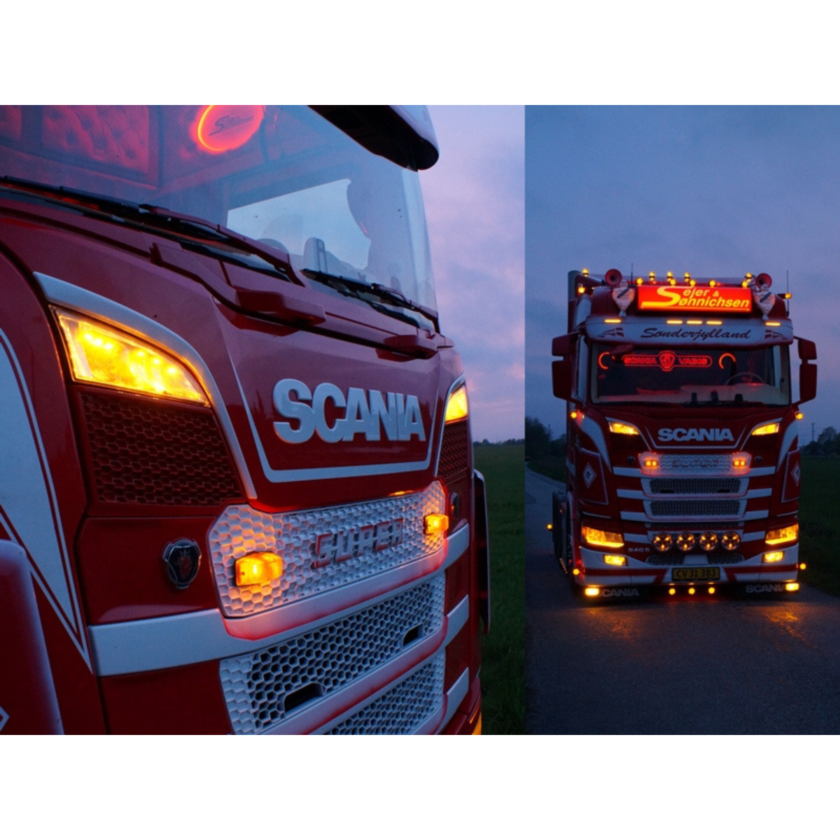 Next-Gen position light for Scania LED high-beam | 2016+ (White/Amber) Next-Gen position light for Scania LED high-beam | 2016+ (White/Amber)